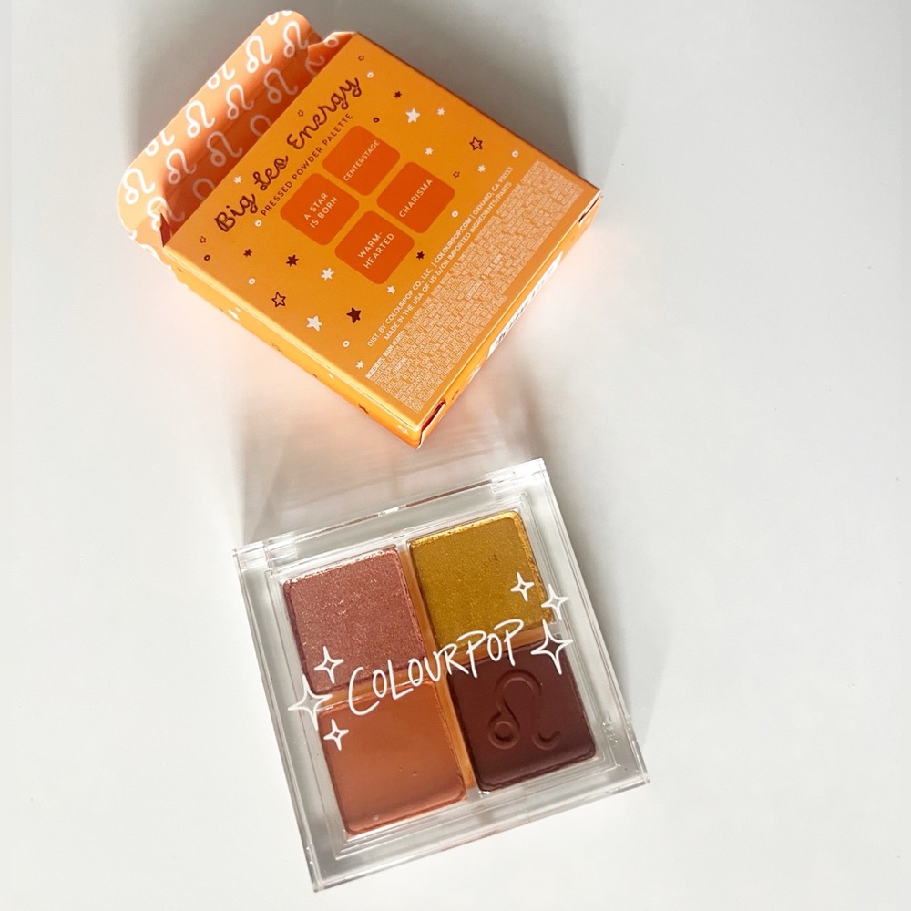 Colourpop Big Leo Energy Palette - Bold Colors - Metallic Shimmer and Matte